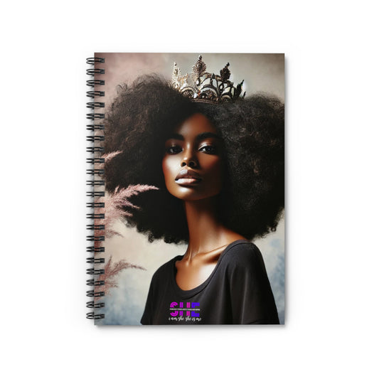 She Fearlessly Stacks Assets to Build Her Empire Spiral Notebook - Ruled Line