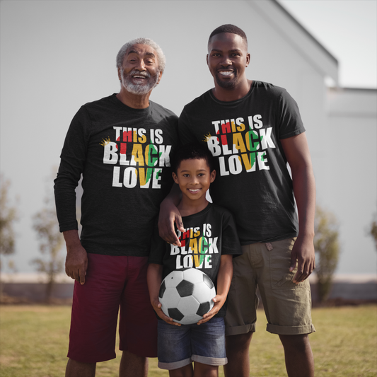 This is Black Love Youth Short Sleeve Tee