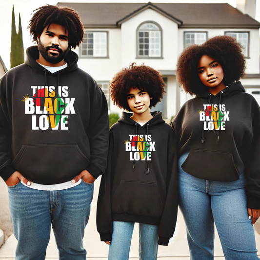 This is Black Love Adult Hoodie